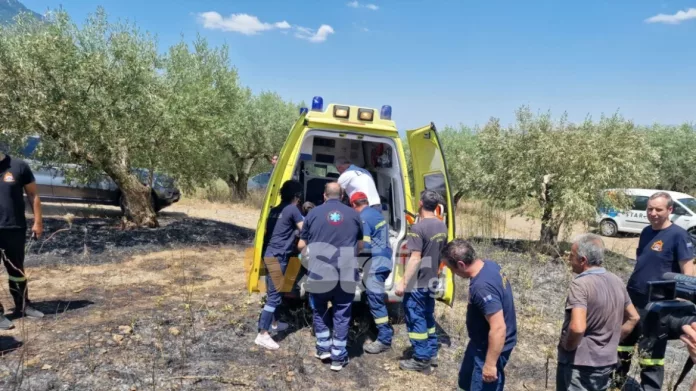 Λαμία: Τραυματίστηκε 63χρονος αγρότης που προσπάθησε να σβήσει φωτιά στους Κομποτάδες