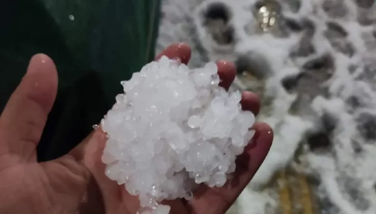 Ηράκλειο: Ισχυρή χαλαζόπτωση προκάλεσε καταστροφές σε καλλιέργειες