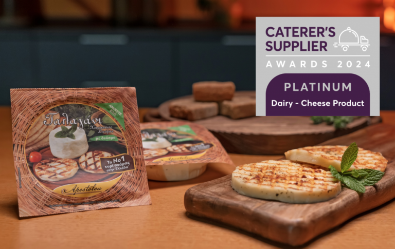 Πλατινένιο Βραβείο για το Ταλαγάνι Αποστόλου στα Caterers Suppliers Awards 2024