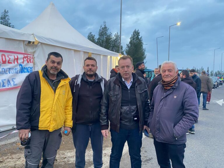 Στο Μπλόκο της Γυρτώνης ο B. Κόκκαλης – “Χωρίς Σχέδιο για τον Πρωτογενή Τομέα η Κυβέρνηση”