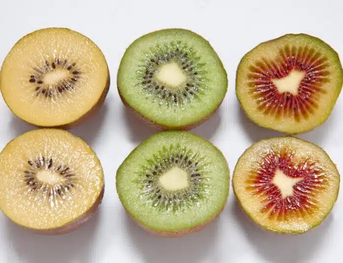 Πράσινα, κίτρινα και κόκκινα ακτινίδια