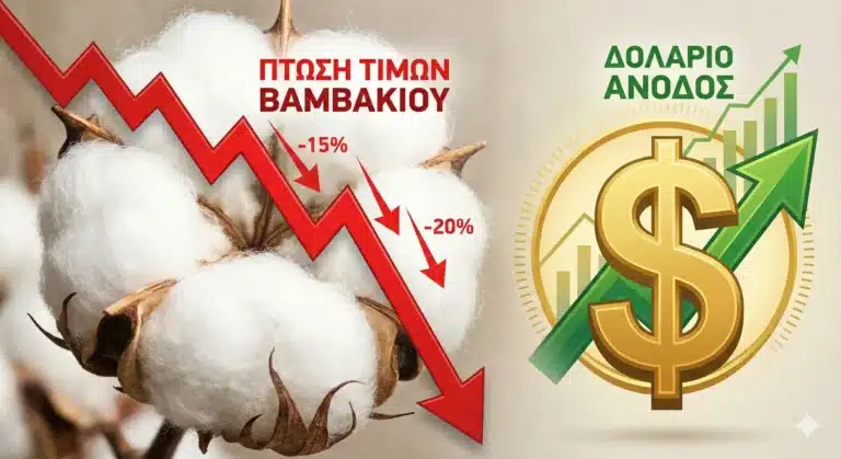 «Χειμώνας» στις Τιμές του Βαμβακιού: Πτώση για 3η Συνεχόμενη Εβδομάδα – Το Δολάριο και η Βραζιλιάνικη Καινοτομία