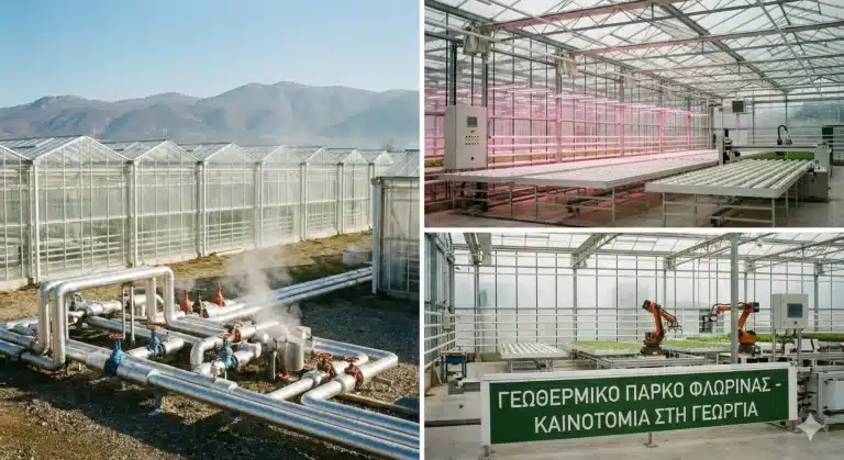 Καινοτομία στη Φλώρινα: Πειραματικά Γεωθερμικά Θερμοκήπια από το ΠΔΜ Δείχνουν τον Δρόμο της Βιώσιμης Ανάπτυξης