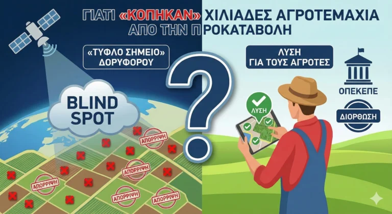 Γιατί «Κόπηκαν» Χιλιάδες Αγροτεμάχια από την Προκαταβολή: Το «Τυφλό Σημείο» του Δορυφόρου και η Λύση για τους Αγρότες