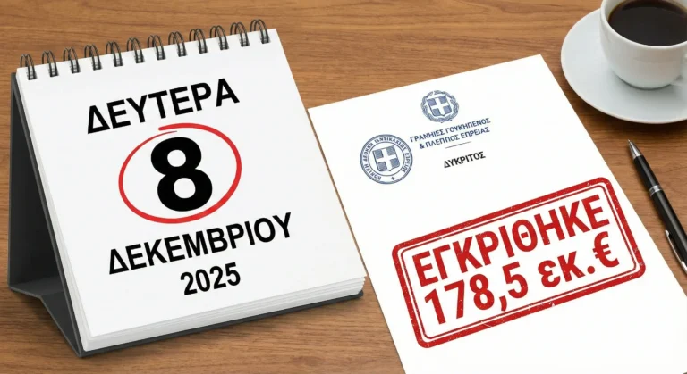 Επίσημο: Στη Διαύγεια η Εντολή για τα 178,5 εκατ. Ευρώ του Μέτρου 23 – Στόχος η Πληρωμή τη Δευτέρα