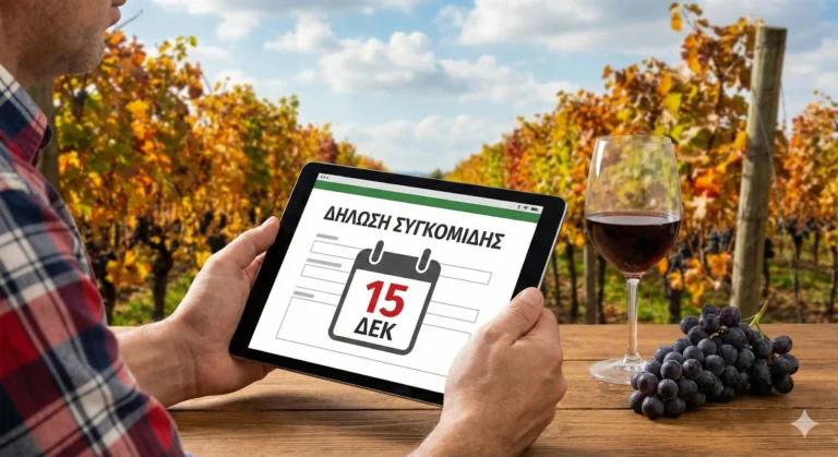 Αμπελουργοί Προσοχή: Λήγει η Προθεσμία για τη Δήλωση Συγκομιδής – Ποιοι Είναι Υπόχρεοι και τα Πρόστιμα