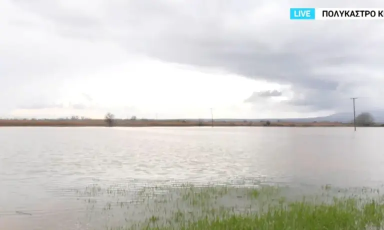 Κιλκίς: Βυθίστηκαν 15.000 στρέμματα στο Πολύκαστρο – «Λίμνη» ο κάμπος, σε απόγνωση οι αγρότες